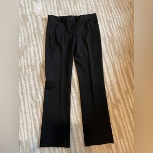 Black express editor pants, size 4R.